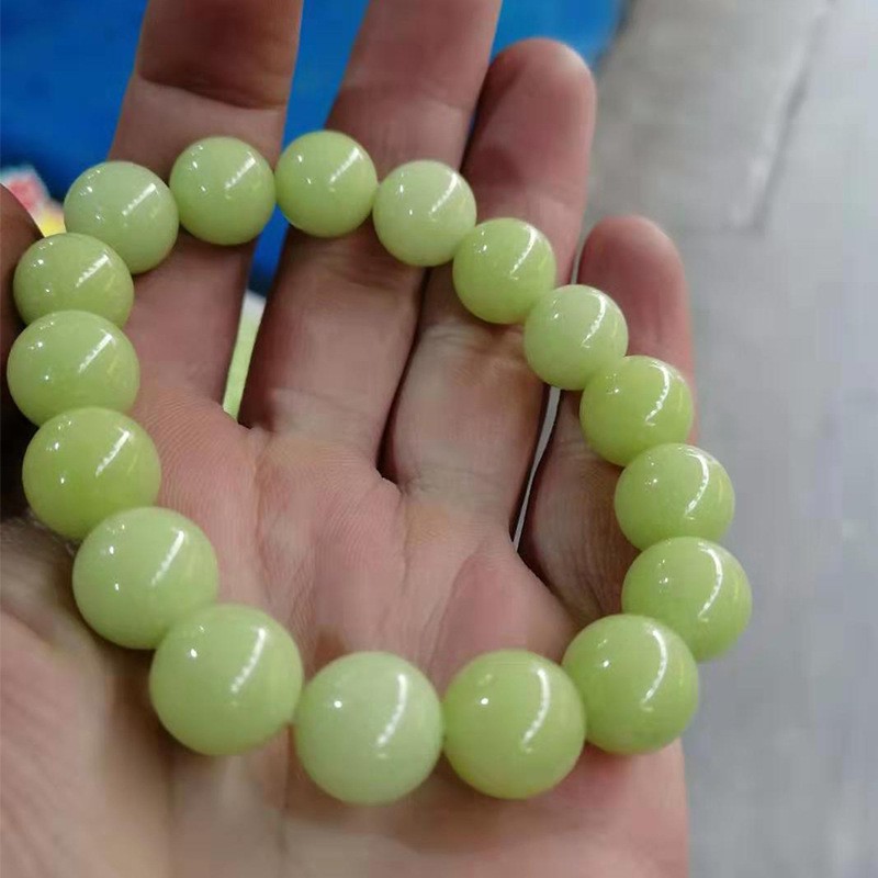 Vòng tay đá dạ quang 12 mm phong cách hàn quốc