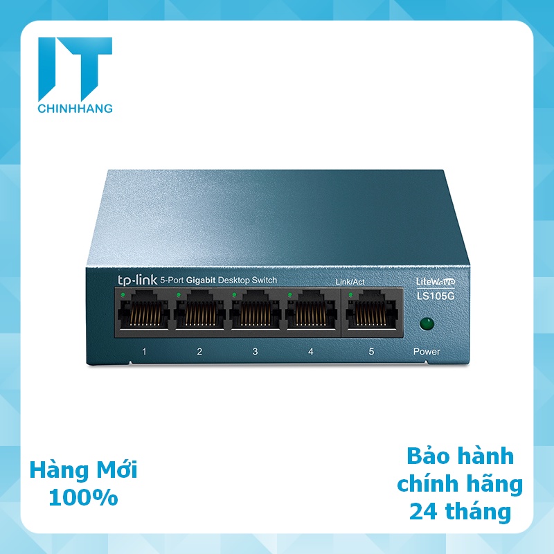 Bộ Chia Mạng Tp-Link Ls105g Switch Để Bàn 5 Cổng 10/100/1000Mbps - Hàng Chính Hãng