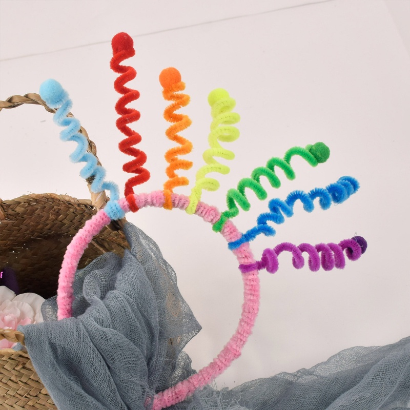 Băng Đô Xoắn Ốc Nhiều Màu Sắc Vui Nhộn Thời Trang Cho Bé