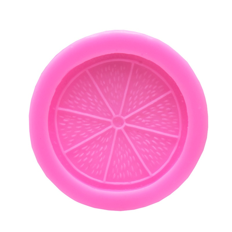 Khuôn Silicone Làm Bánh Kẹo Hình Lát Chanh Độc Đáo