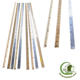 Thước gỗ, thước nhôm đo đồ đạc, thước dài 1 mét ( 100cm ) - chọn loại