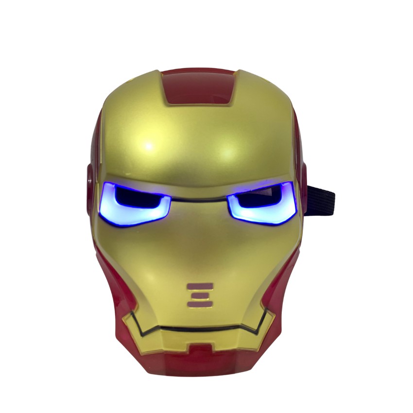 Đồ Chơi Mặt Nạ Ironman - Mặt Nạ Người Sắt Có Đèn Phát Sáng Xanh, Nhựa Cao Cấp, Siêu Ngầu Dành Cho Bé - SUMOSHOP68