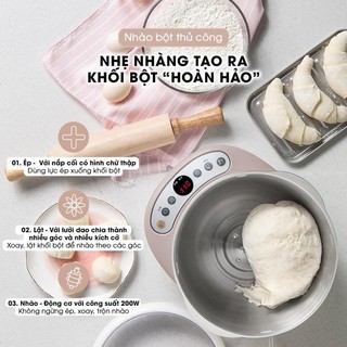 Máy nhồi bột Bear. Dung tích 5L.