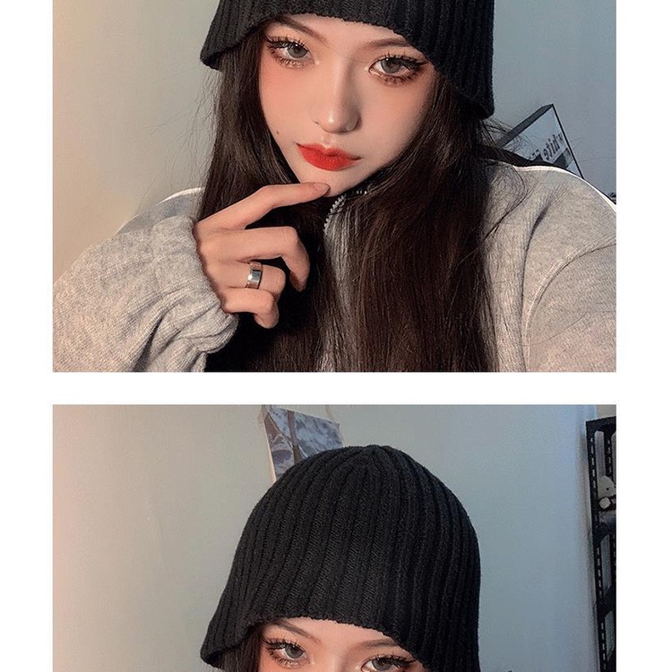 Mũ xô màu trơn phong cách Hàn Quốc thời trang cho nữ