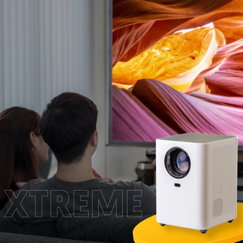 [Mã 155ELSALE giảm 7% đơn 300K] Máy Chiếu BeeCube Xtreme FULL HD 1080P Hỗ Trợ 4K Bảo Hành 12 Tháng Chính Hãng