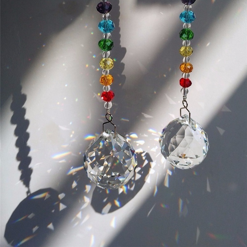 Mặt Dây Chuyền Pha Lê, 20 mm. Để Treo Trang Trí Nhà 5 Chiếc / 10 Chiếc.