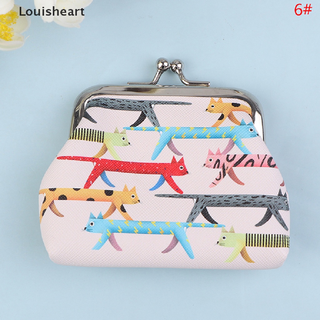Ví Đựng Tiền Xu Louisheart In Hình Mèo Dễ Thương