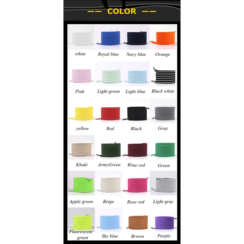 Dây Giày Thể Thao Co Giãn Dành Cho Mọi Loại Giày Thể Thao Trên Và Off Trong 1 Giây Không Cần Buộc Dây