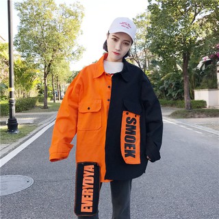 [Hàng order] Áo khoác kaki phối 2 màu (4 màu lựa chọn)