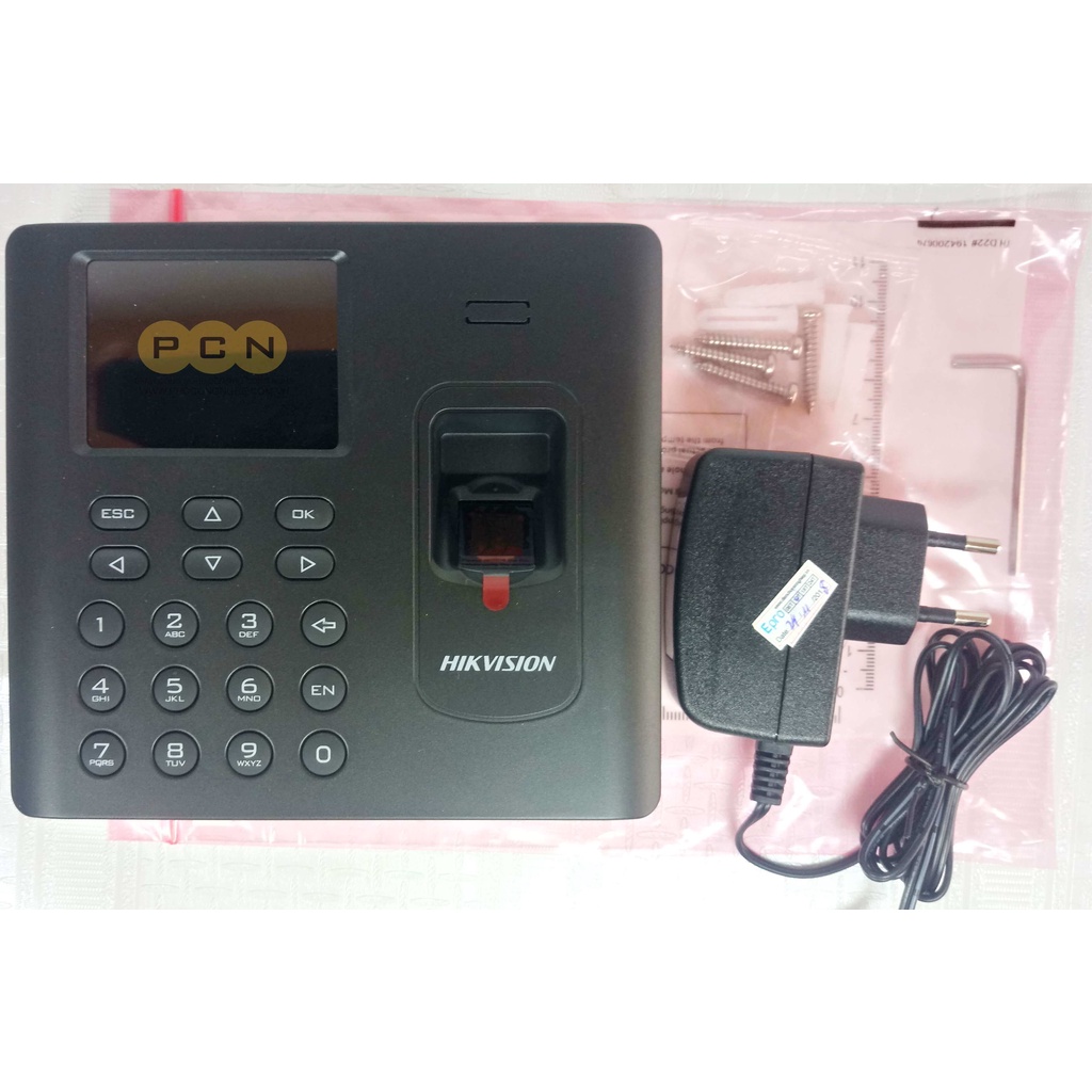 Máy chấm công vân tay Hikvision DS-K1A802AMF, kết nối Wifi