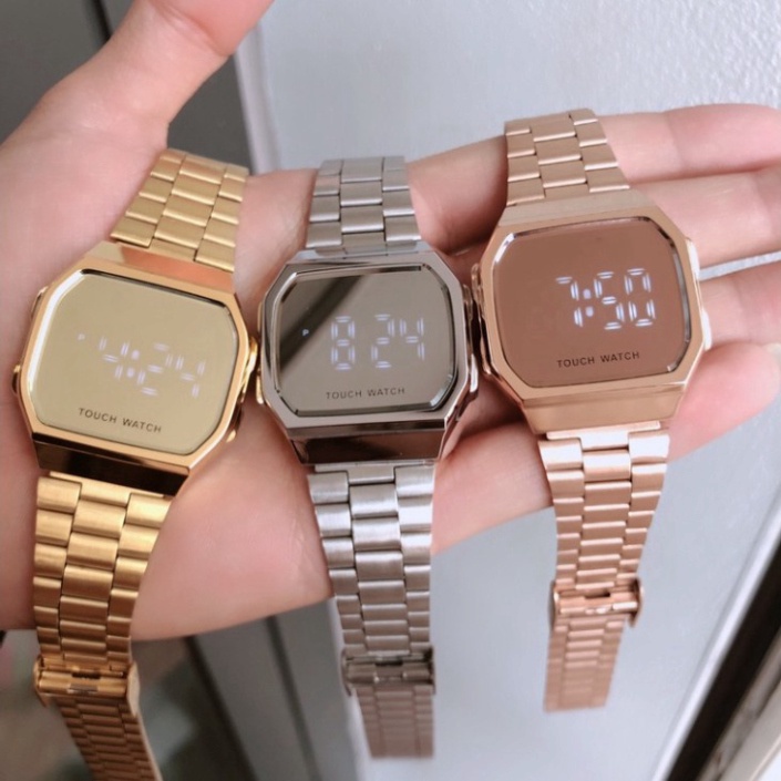 ◊Đồng Hồ Nam Nữ Casio Led Cảm Ứng Tráng Gương Hot Trend Cho Giới Trẻ Sành Điệu