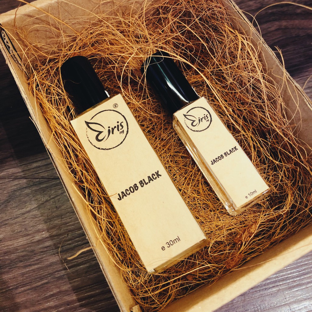 Nước Hoa Handmade IRIS PERFUME, Mùi JACOB BLACK, Tông Ấm Phương Đông, Dành Cho Nam