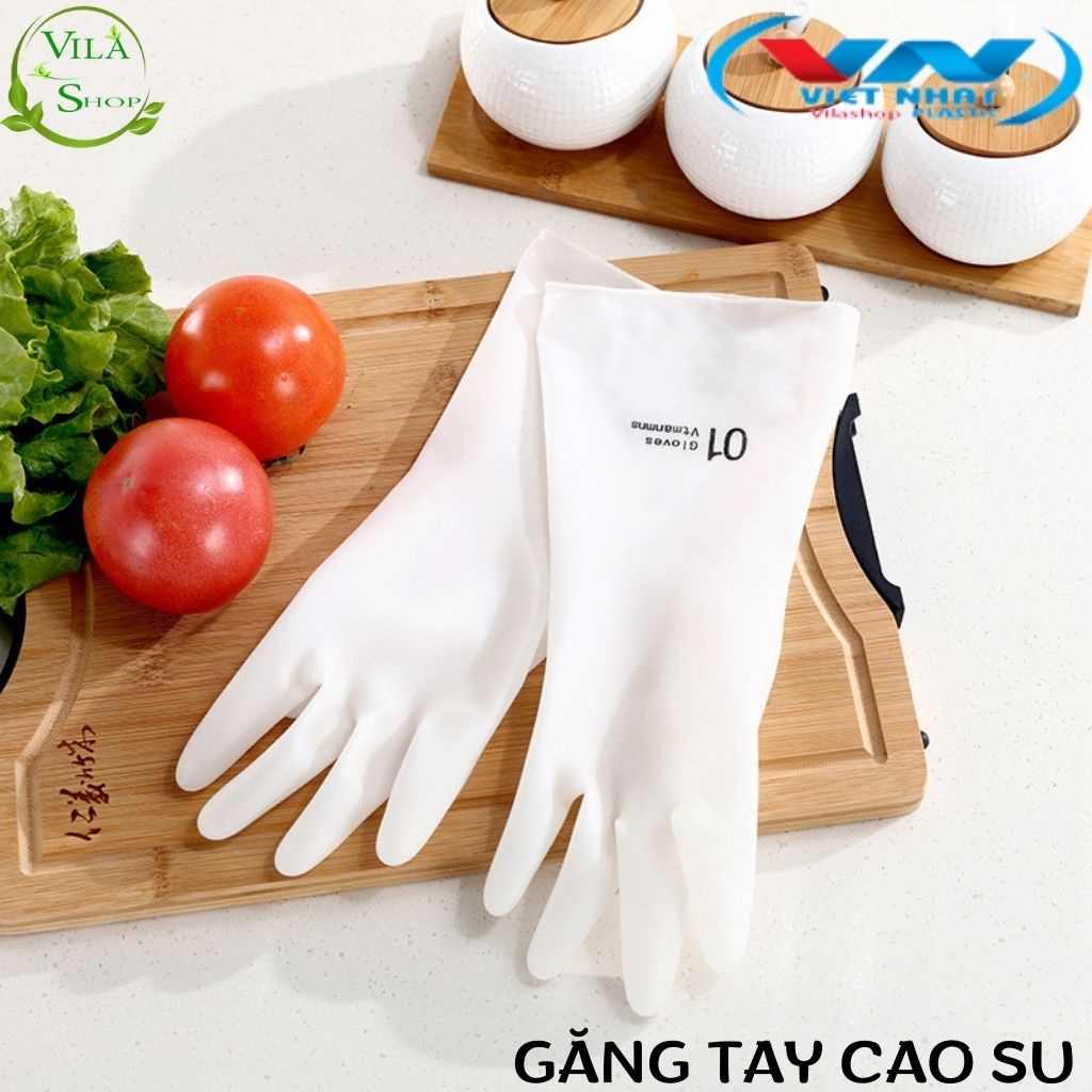 [ 5 Loại] Găng Tay Cao Su, Gang Tay Nilon Rửa Chén, Giặt Giũ, Vệ Sinh Siêu Dai Bảo Vệ Da Tay