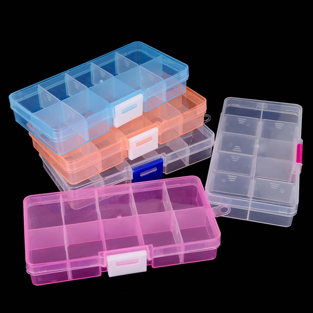Hộp Nhựa Chia 10 Ngăn Đựng Trang Sức Tiện Dụng Khi Đi Du Lịch