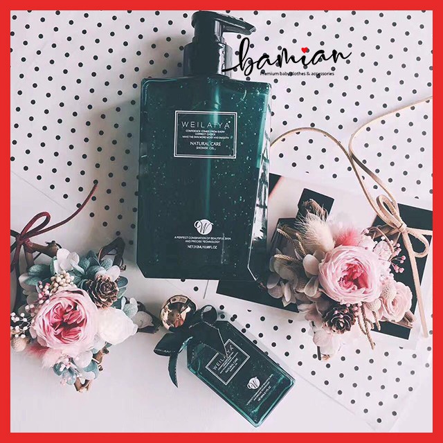 Gel Sữa tắm trứng cá WEILAIYA chiết xuất từ cá tằm Carvia 312ml | BigBuy360 - bigbuy360.vn