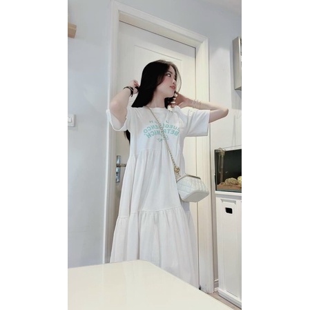 VÁY BABY DOLL CHỮ NGỰC