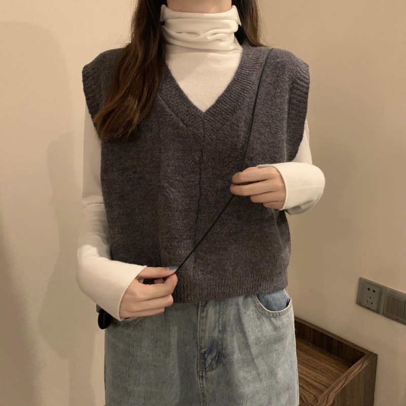 Áo Không Tay Cổ Chữ V Thời Trang Mùa Thu 2020 Dành Cho Nữ | BigBuy360 - bigbuy360.vn