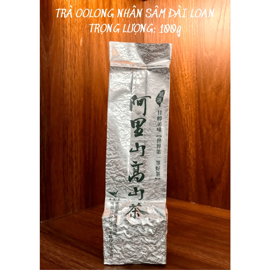 TRÀ Ô LONG NHÂN SÂM ĐÀI LOAN - ORGANIC TEA - 100g - VIỆT LONG TRÀ