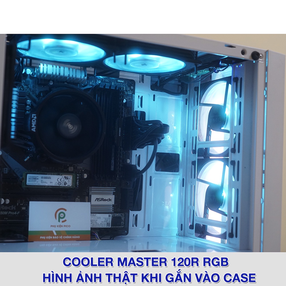 Quạt fan case 12cm Cooler Master SF120R RGB - Fan Cooler Master Masterfan SF120R RGB (tách hộp)