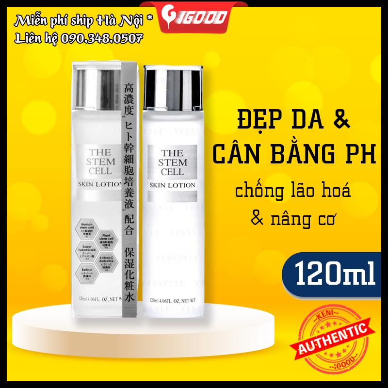 Nước hoa hồng tế bào gốc The Stem Cell Skin Lotion Nhật Bản 120ml