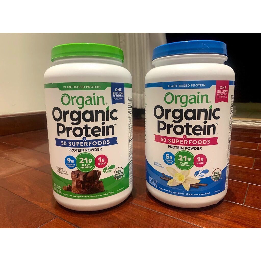 [ HÀNG CHÍNH HÃNG ] Orgain Protein organic Bột Đạm Làm Bánh Pha Sữa hữu cơ thực vật