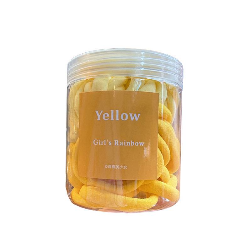 Hộp 50 Dây Thun Cột Tóc Nhiều Màu Tùy Chọn Thời Trang Hàn Quốc 2021