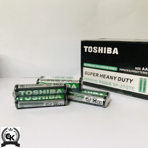 Pin AAA TOSHIBA chính hãng, pin tiểu nhỏ dùng cho điều khiển, thiết bị gia định