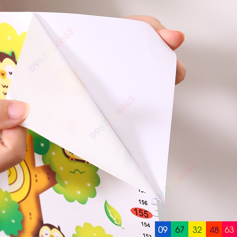Decal Đo chiều cao dán tường cho bé