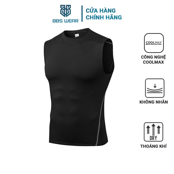 Áo 3 Lỗ Tập Gym Nam Gym PRO - Áo Thun Nam Chuyên Gym Thể thao cao cấp BBS WEAR - AO03