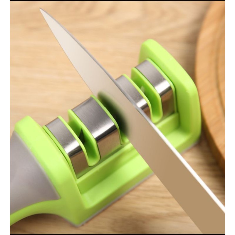 Đá mài dao ❤FREESHIP❤ Dụng cụ mài dao kéo inox 3 cấp độ chất lượng cao