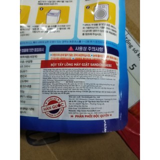 BỘT TẨY LÒNG MÁY GIẶT HÀN QUỐC 450G