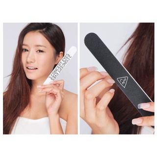 3CE Nail Buffer Black + White Nail File