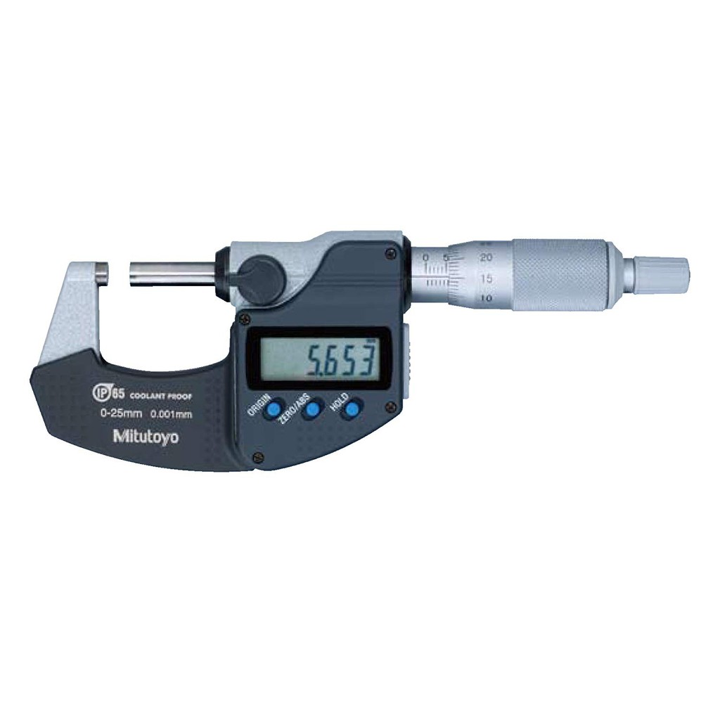 Panme đo ngoài điện tử dải đo 0-25mm Mitutoyo 293-230-30