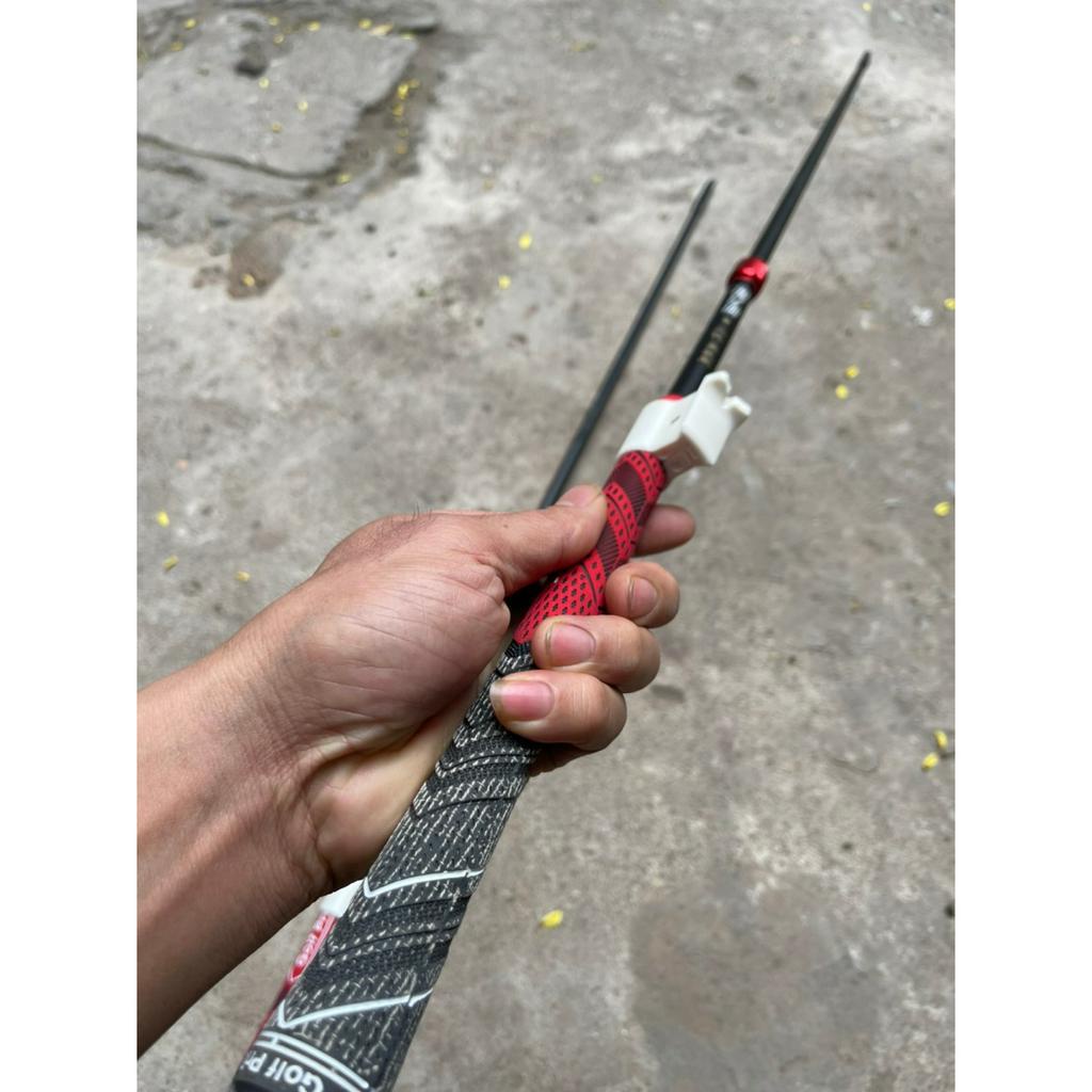 Gậy vẩy trục câu đài câu đơn dài 1,3m thu gọn 95cm