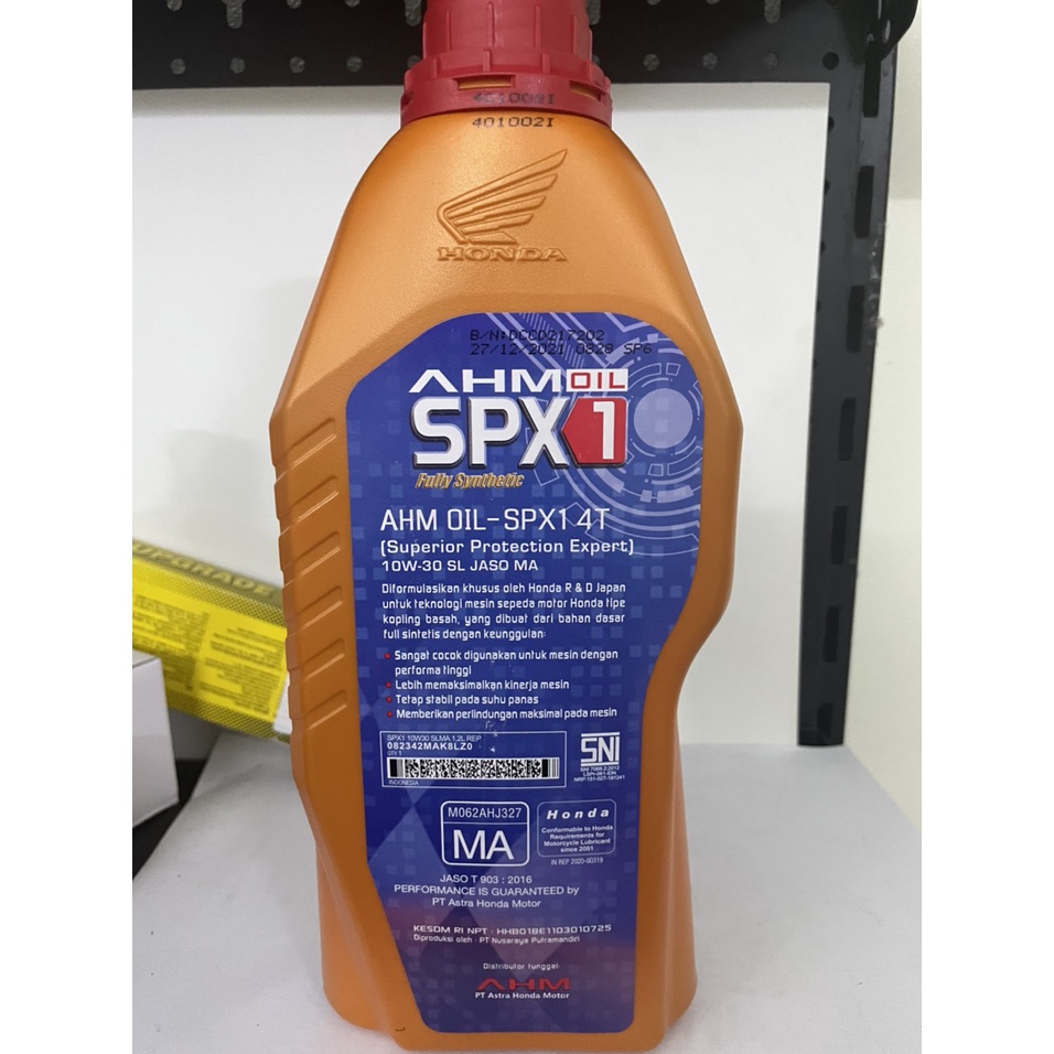 Nhớt tổng hợp Honda AHM SPX1 10w30 1L2 Nhập khẩu chính hãng Indonesia, hàng xịn giá tốt,
