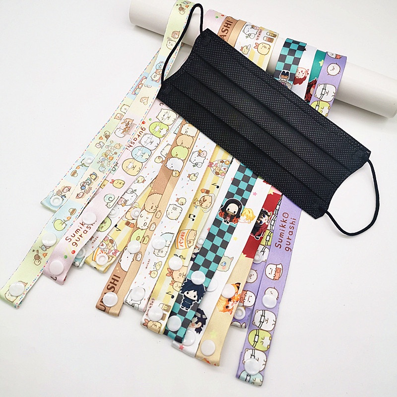 Y&amp;X Dây đeo khẩu trang cho bé, giữ khẩu trang chống thất lạc có hoạ tiết hoạt hình đáng yêu cho bé rất tiện dụng