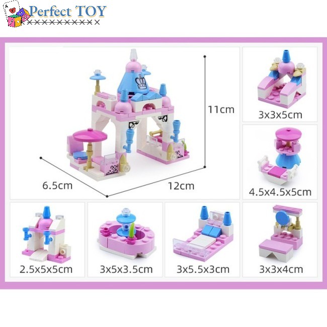 Bộ Đồ Chơi Giáo Dục 131 Món KT Girl City Cho Bé Gái