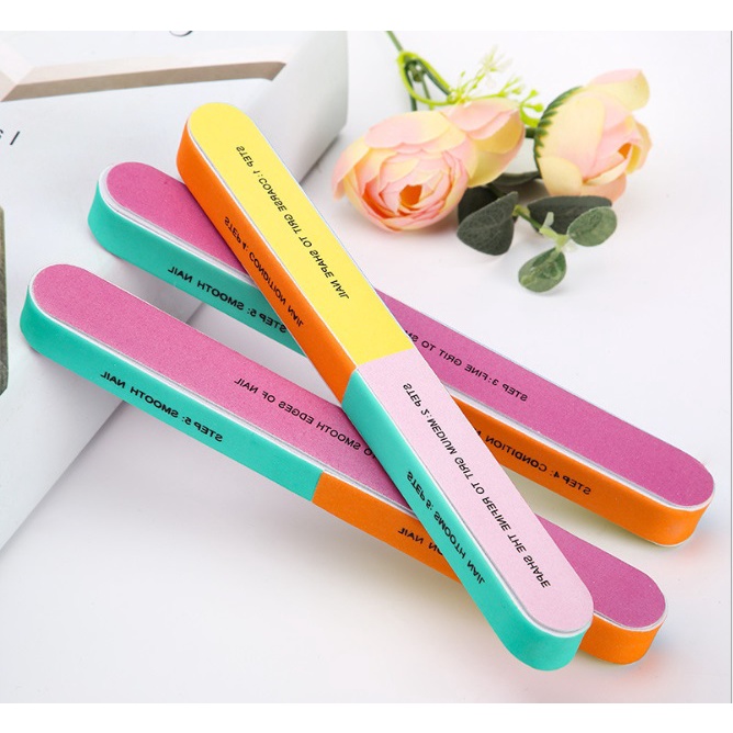 Que Dũa Móng Tay 6 Mặt Chà Nhám và Đánh Bóng An Toàn Tiện Lợi - DTM Store