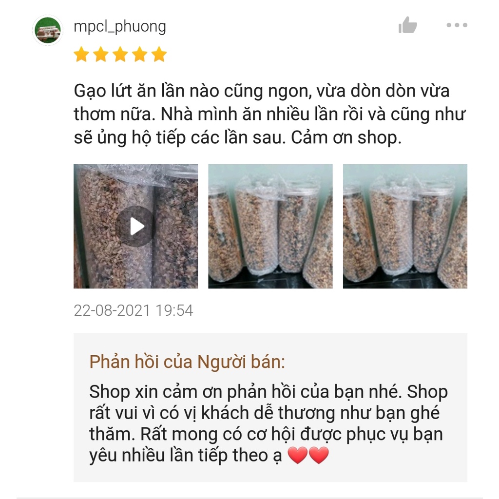 Cốm Gạo Lứt Sấy Rong Biển Đặc Biệt 400g- Must TrY Tinh Hoa Ẩm Thực Điện Biên