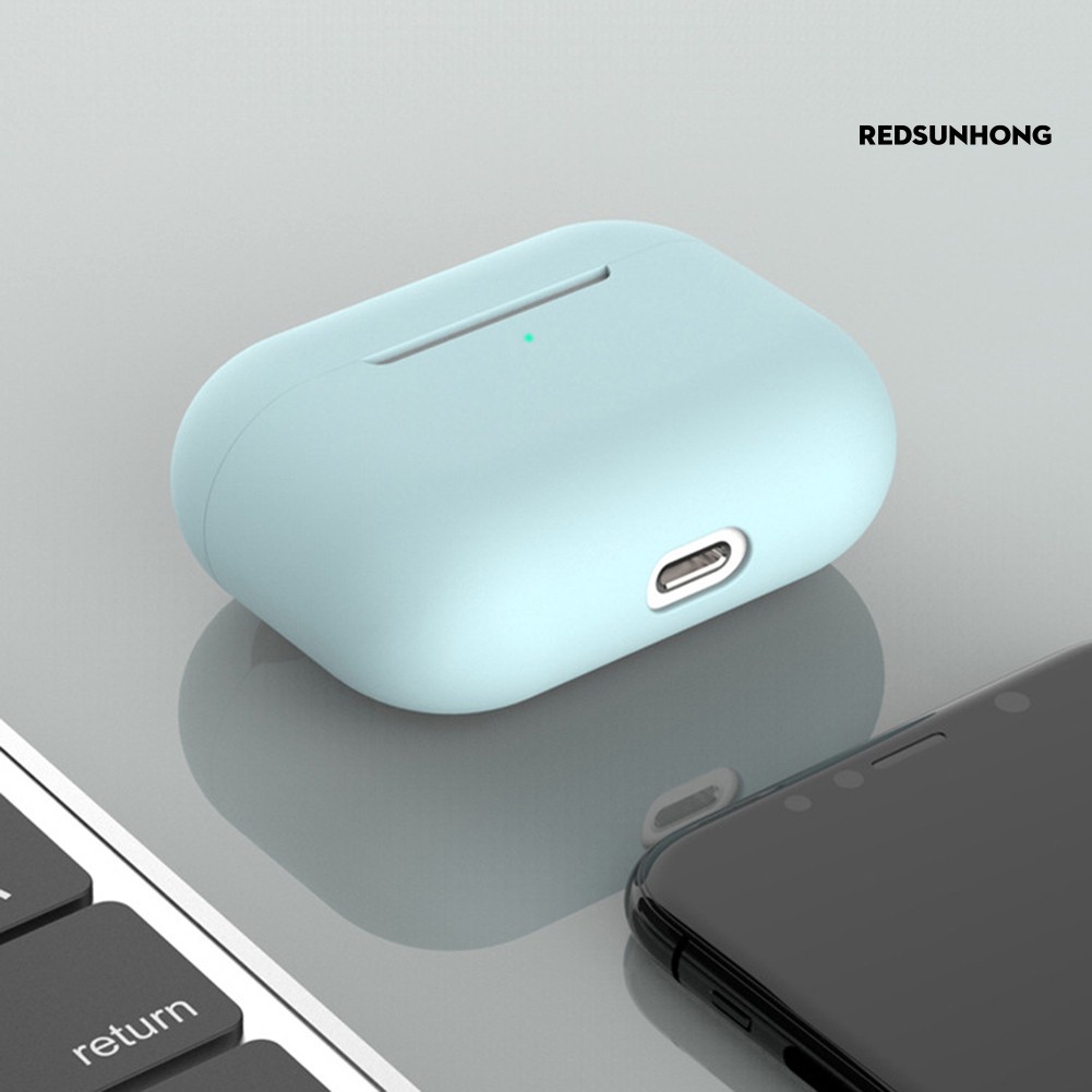 Vỏ Đựng Bảo Vệ Hộp Sạc Tai Nghe Airpods Pro 3 Bằng Silicone