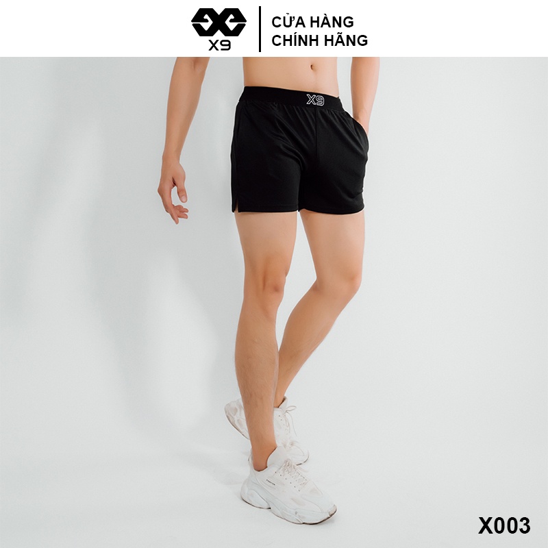 Quần Short Nam Thể Thao Bản To Lưng Thun Ngắn Ngang Đùi- LocalBrand X9 - Tập Gym Chạy Bộ Bơi Yoga - X003