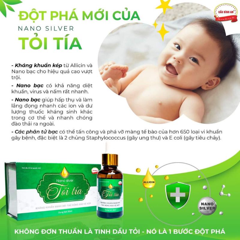 Tinh Dầu Tỏi Tía Nano Cầu Bình An