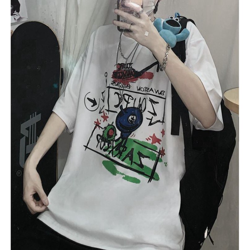 Áo thun tay lỡ Unisex, áo phông form rộng M422 KIWI SHOP union SHOP