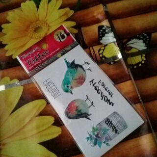5 tấm xăm dán con chim