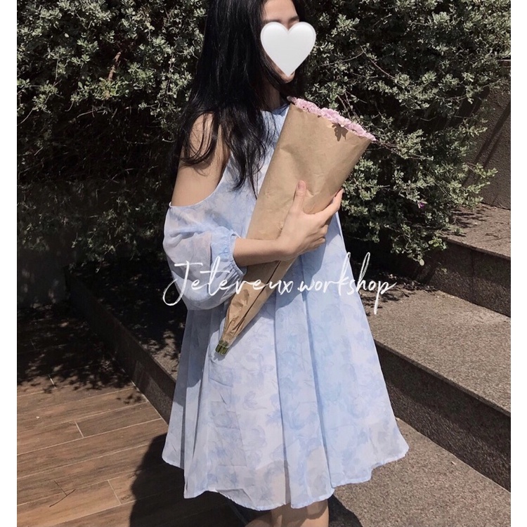 Váy hoa nhí khoét vai siêu xinh Thiết kế By Jeteveux | BigBuy360 - bigbuy360.vn