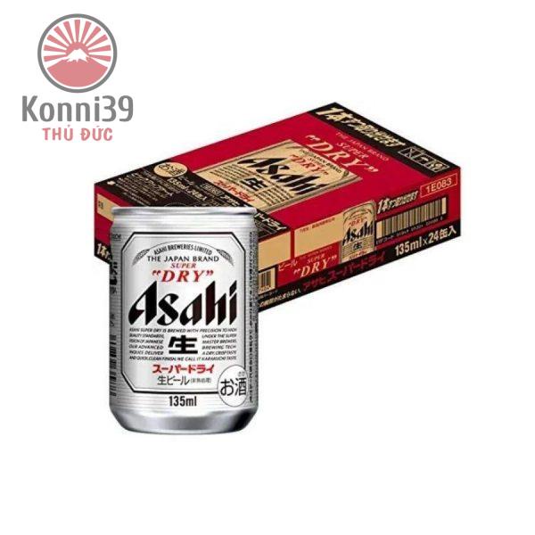 ASAHI NHẬT BẢN (THÙNG 24 LON - MỖI LON 135ML), DATE 07/2022