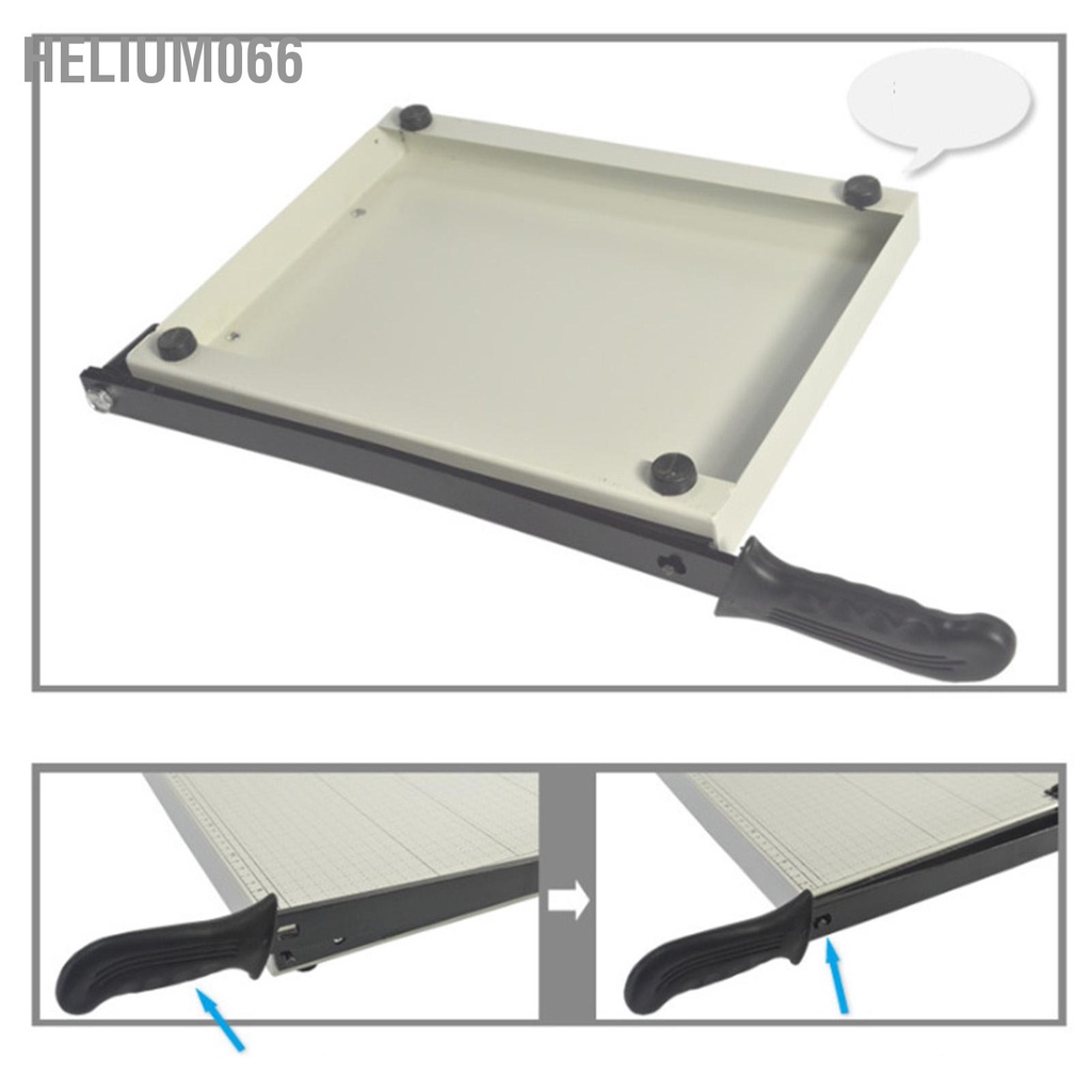 Máy cắt giấy bằng tay thép tính để bàn A4 A3 Ảnh cho nhà máy văn phòng trường học Helium066