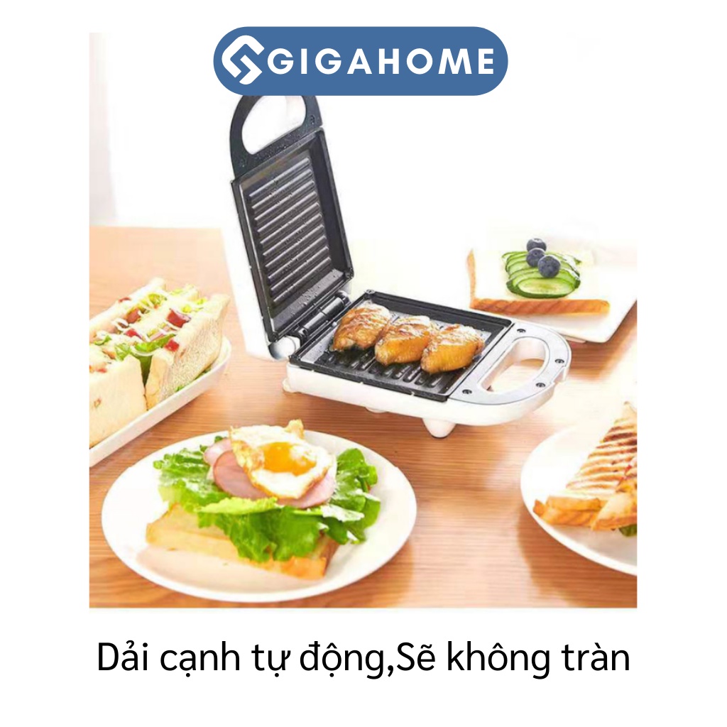 Máy Nướng Bánh Mì, Kẹp Sandwich GIGAHOME Đa Năng, Tiện Dụng 9587