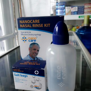 Bình rửa mũi 2 trong 1 Nanocare