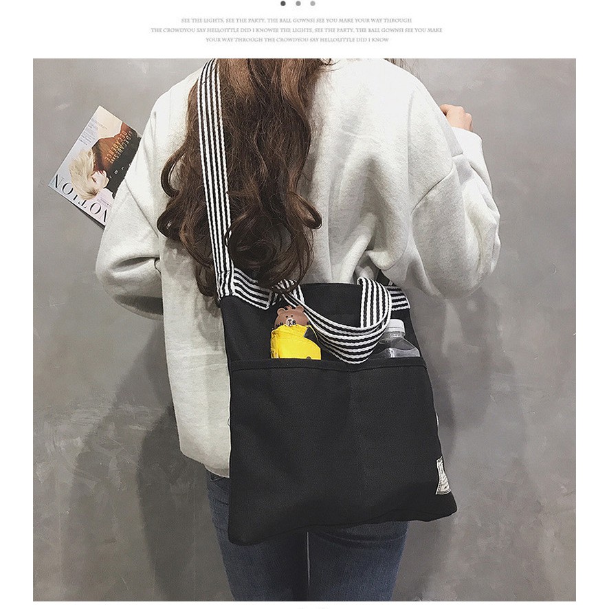 TÚI VẢI THỜI TRANG CAO CẤP CAO 37CM